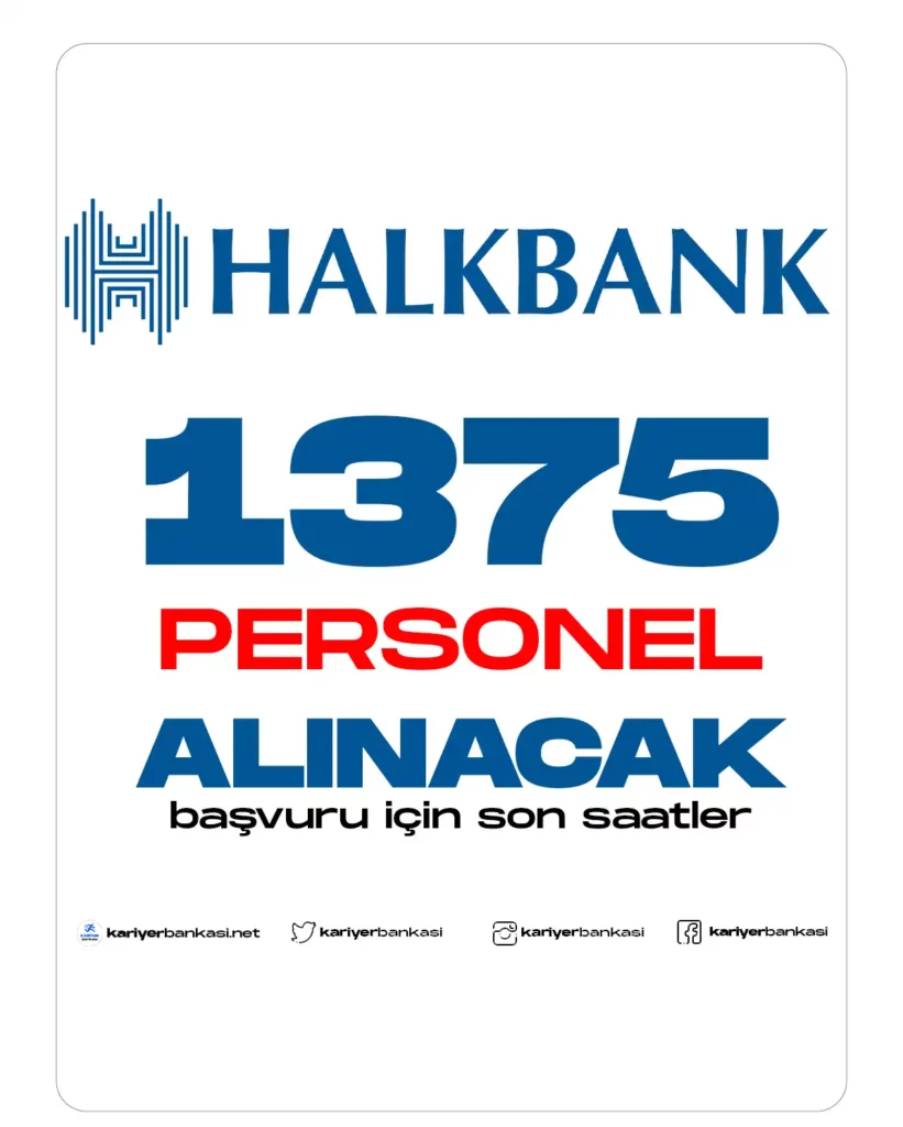 HALKBANK PERSONEL ALIMI