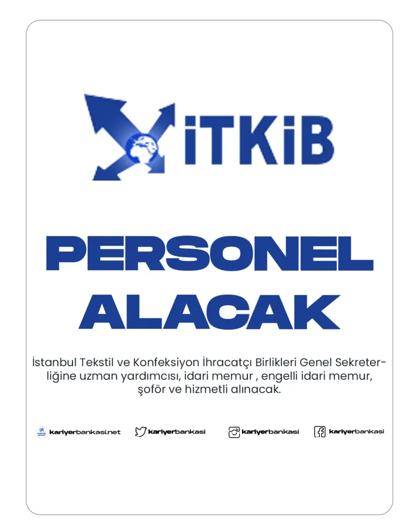 itkib personel alımı