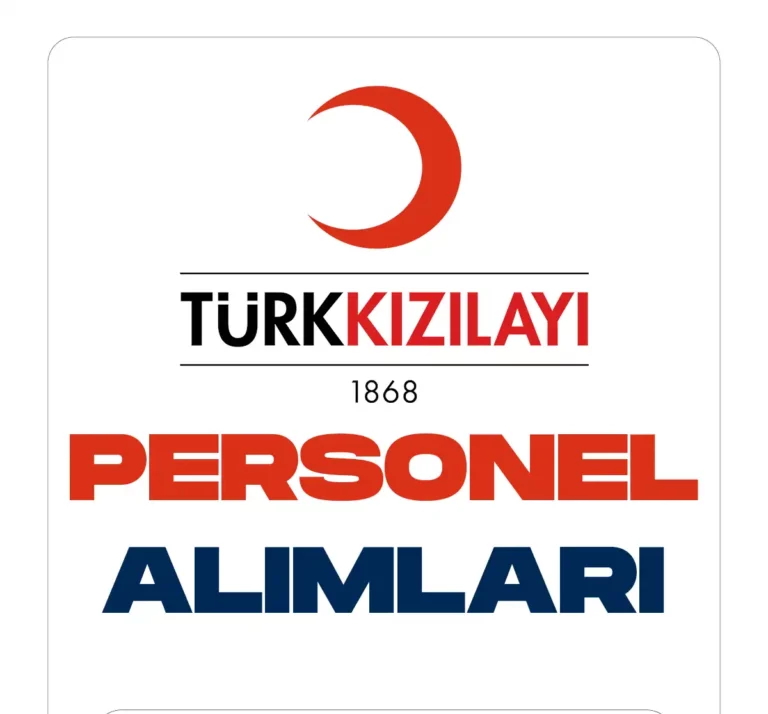TÜRK KIZILAY PERSONEL ALIMLARI