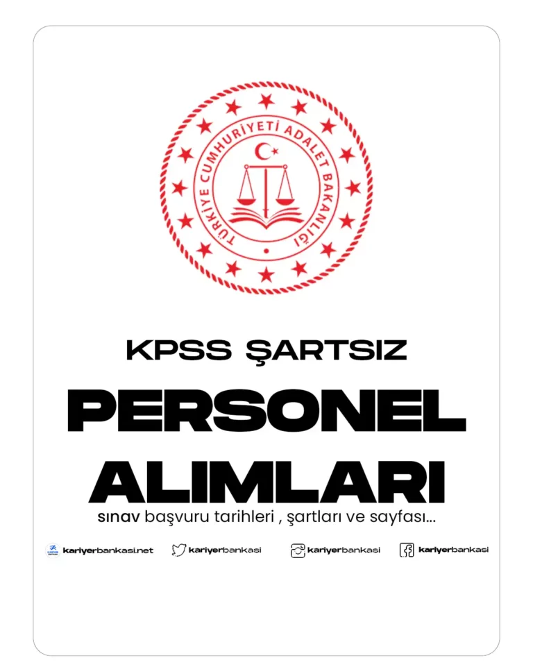 KPSS şartsız personel alımı