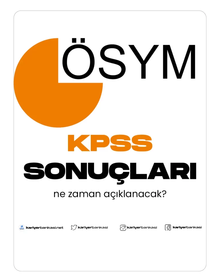 KPSS SONUÇLARI NE ZAMAN