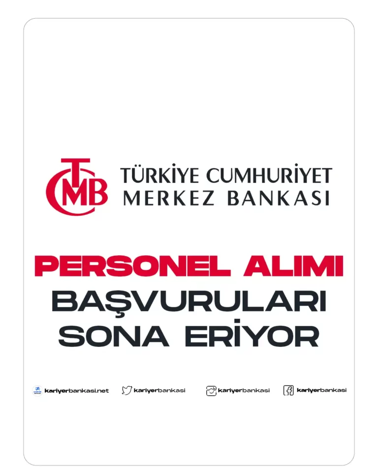 Merkez Bankası Personel Alımı