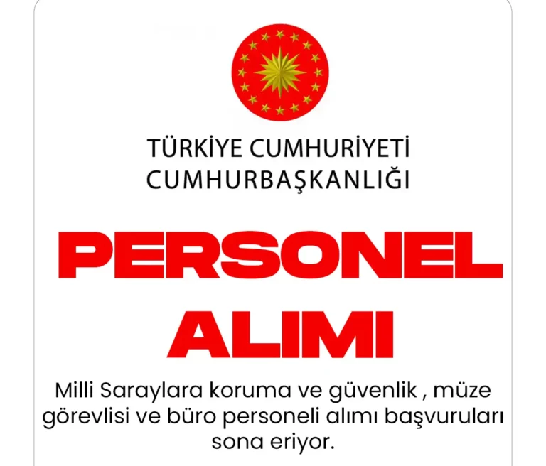 milli saraylar personel alımı