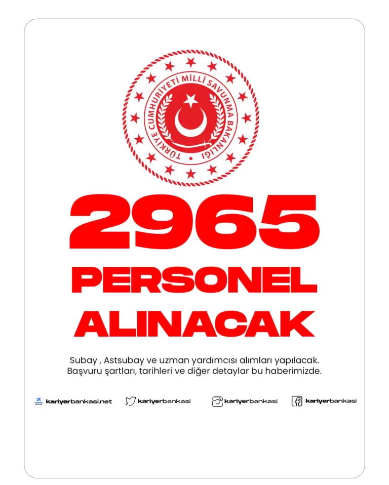MSB 2965 PERSONEL ALIMI