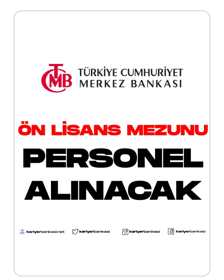 ön lisans mezunu personel alınacak