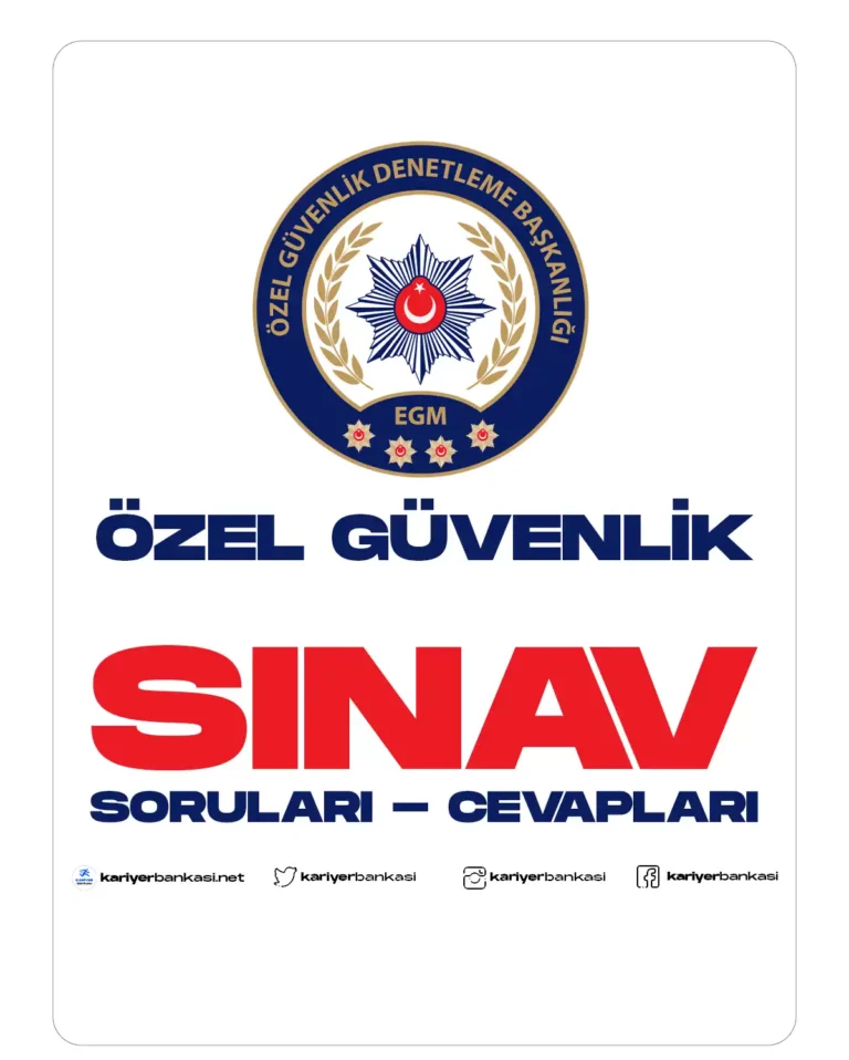 özel güvenlik sınav soruları