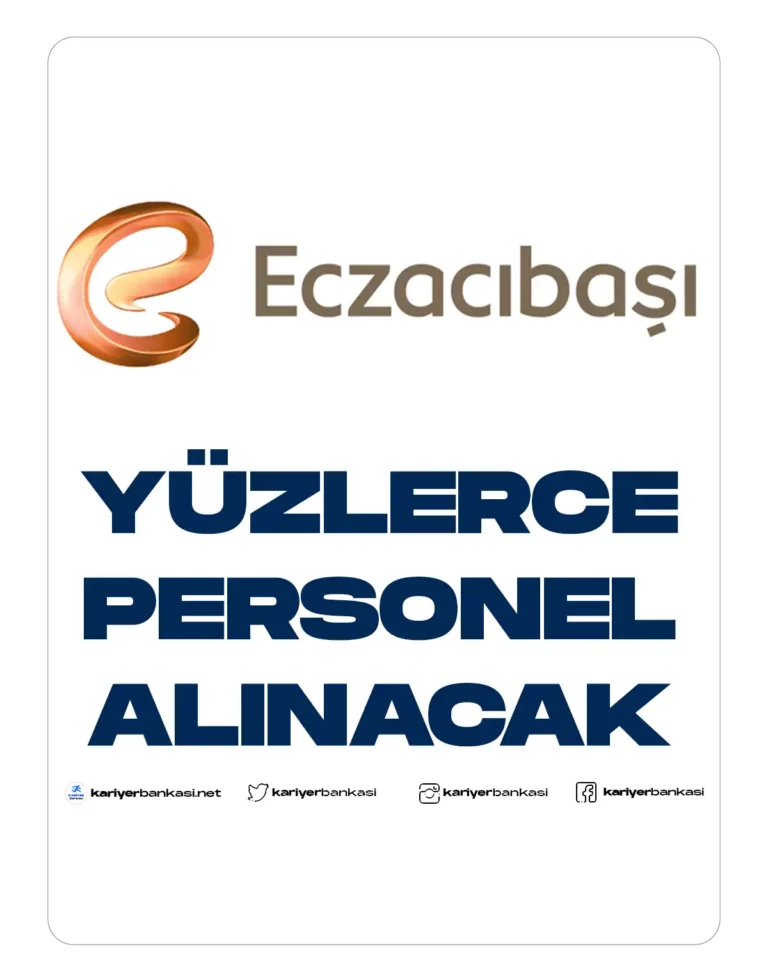 eczacıbaşı personel alımı