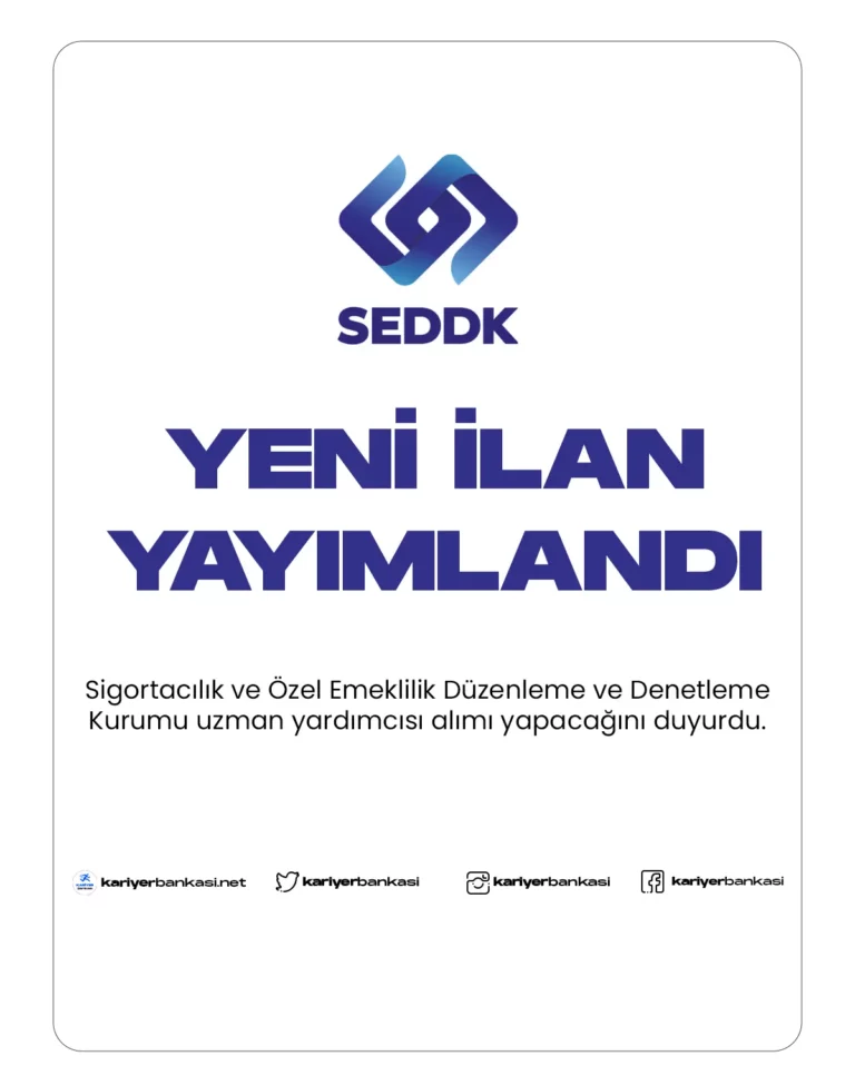 seddk personel alımı