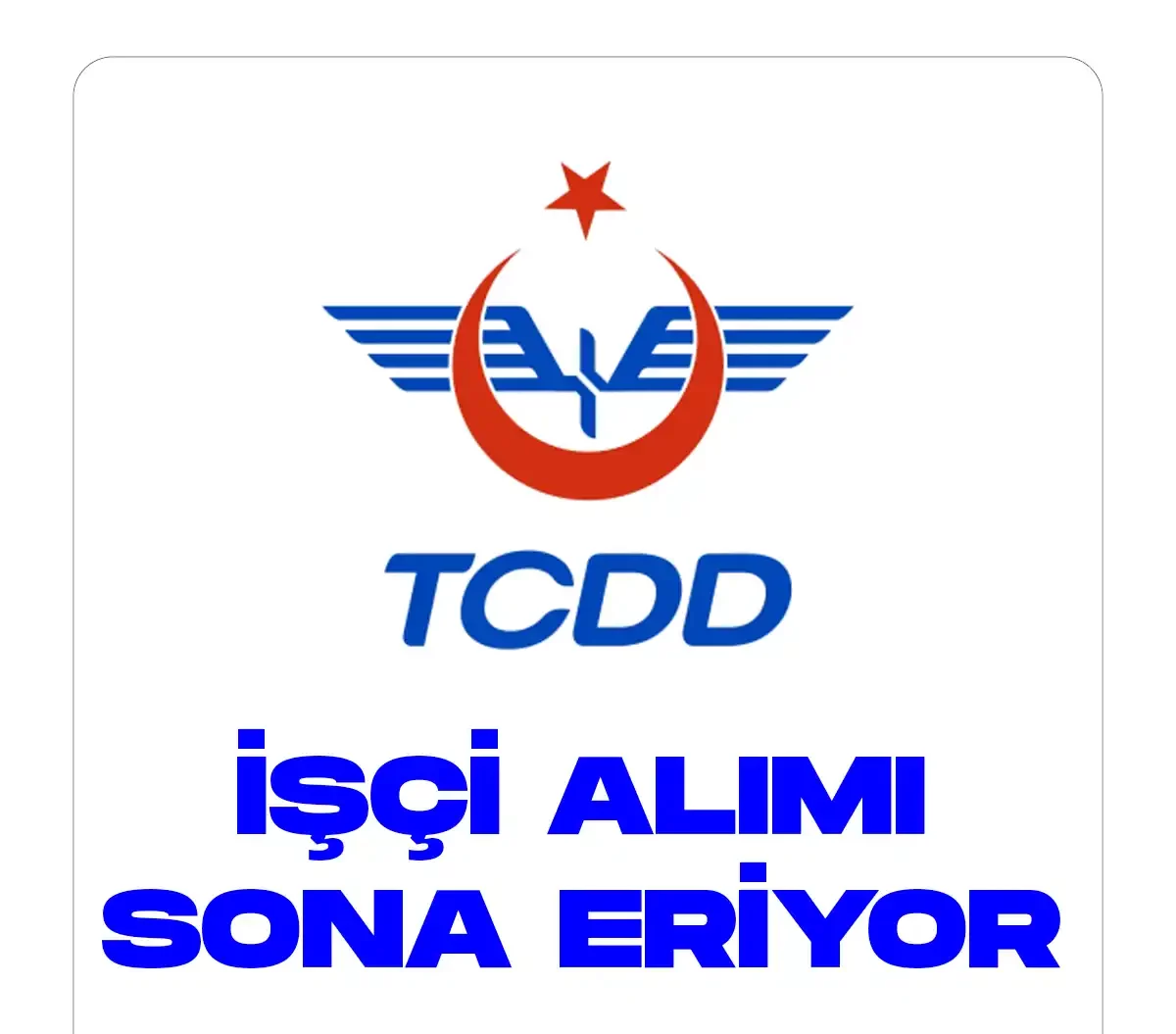 TCDD İŞÇİ ALIMI