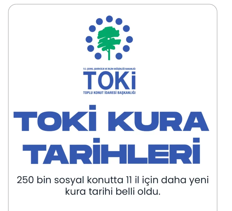 TOKİ KURA TARİHLERİ