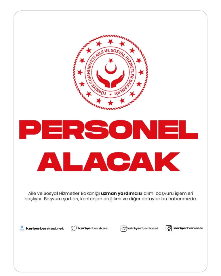 uzman yardımcısı alımı