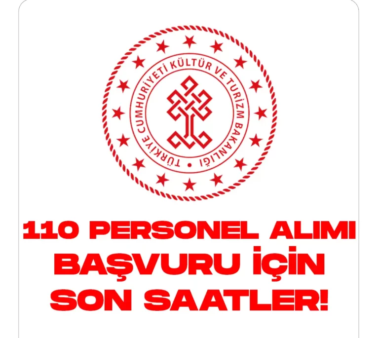 110 personel alımı