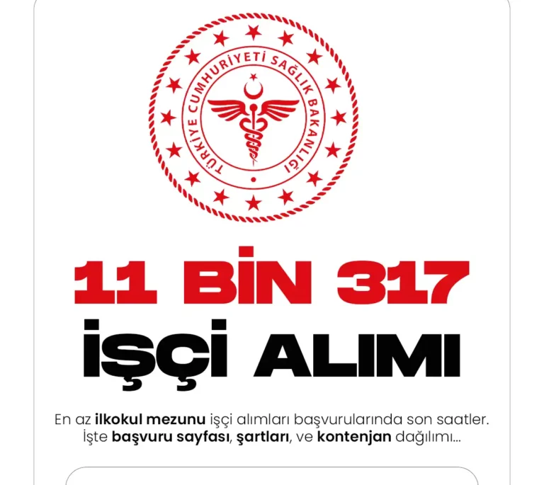 11 BİN 317 İŞÇİ ALIMI