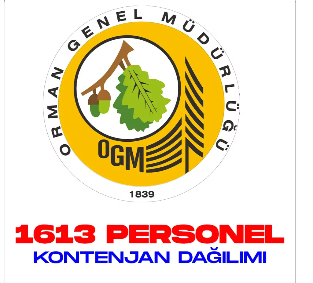 OGM 1613 personel alımı kontenjan dağılımı.
