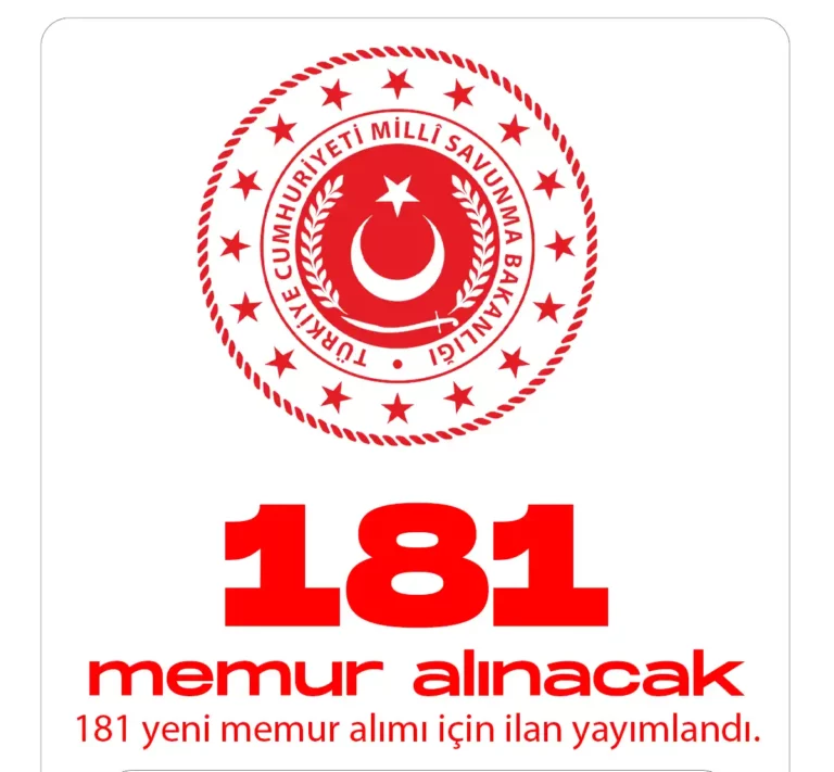 MSB 181 memur alımı için başvurular başladı.