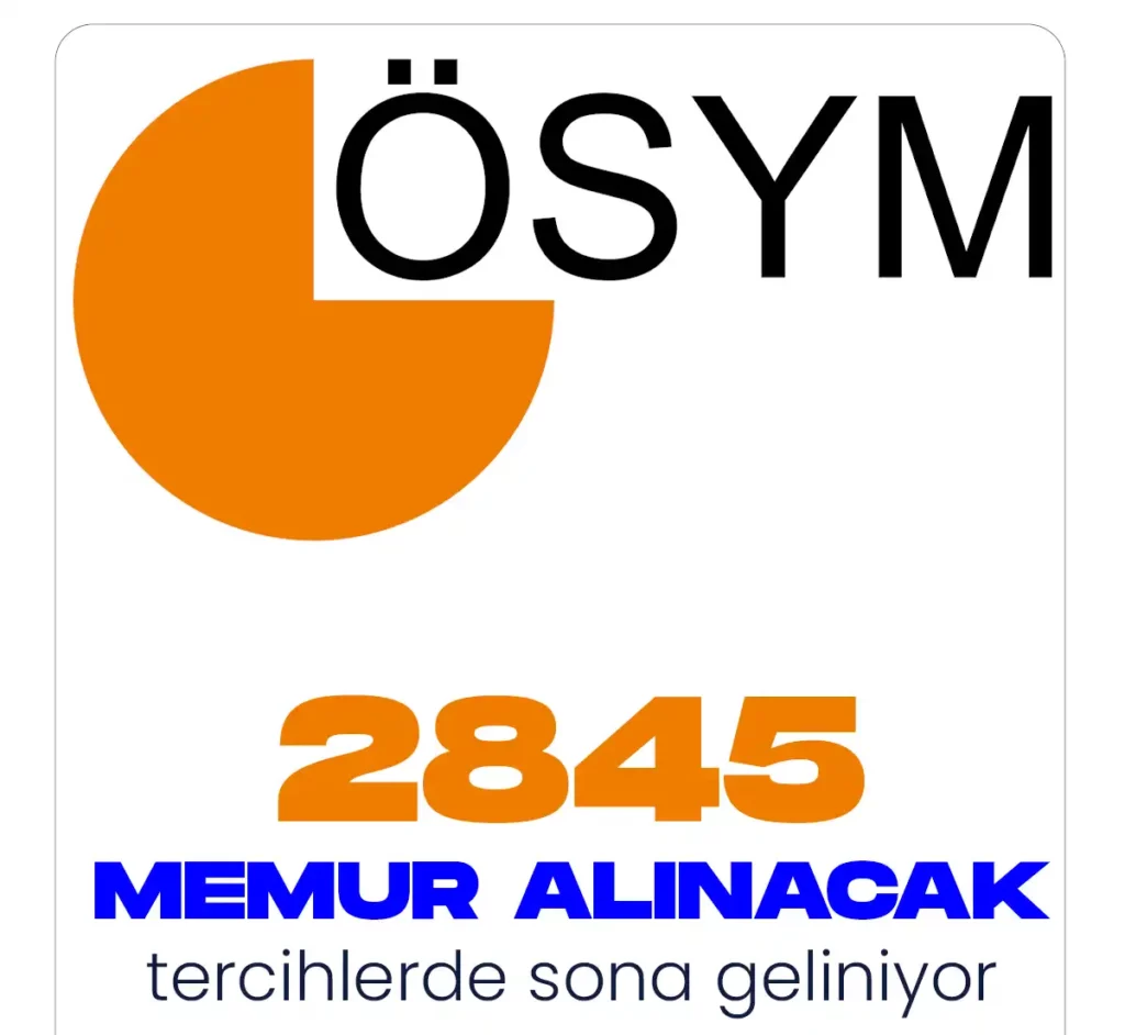 2845 memur alımı için KPSS 2022 2 tercihleri sürüyor.