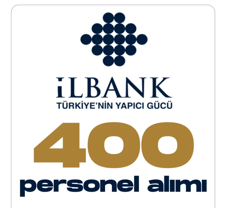 İller Bankası 400 personel alımı başvuruları sona eriyor.