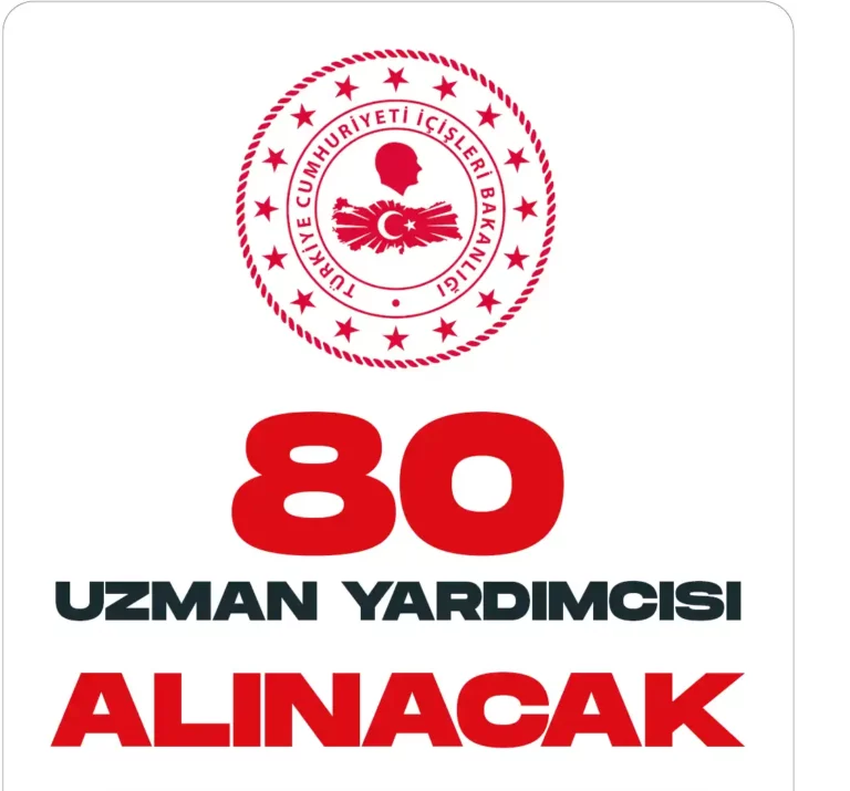 İçişleri Bakanlığı Uzman Yardımcısı alımı yapacak. 80 uzman yardımcısı alımı başvuru tarihleri ve şartları açıklandı.