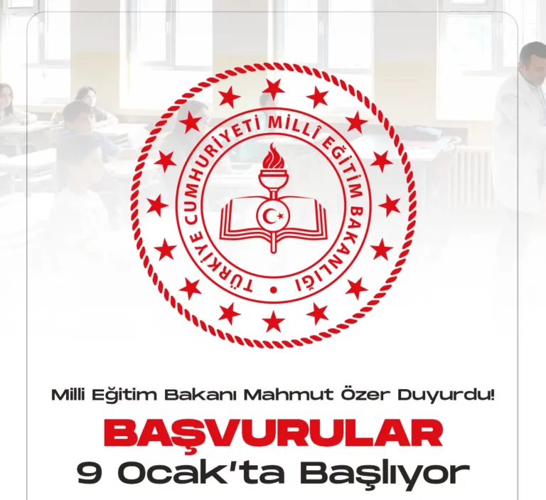 Milli Eğitim Bakanı Mahmut Özer duyurdu. Ücretsiz kurs başvuru tarihleri.