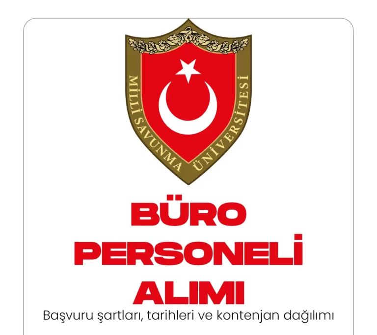 MSÜ BÜRO PERSONELİ ALIMI YAPICAK.
