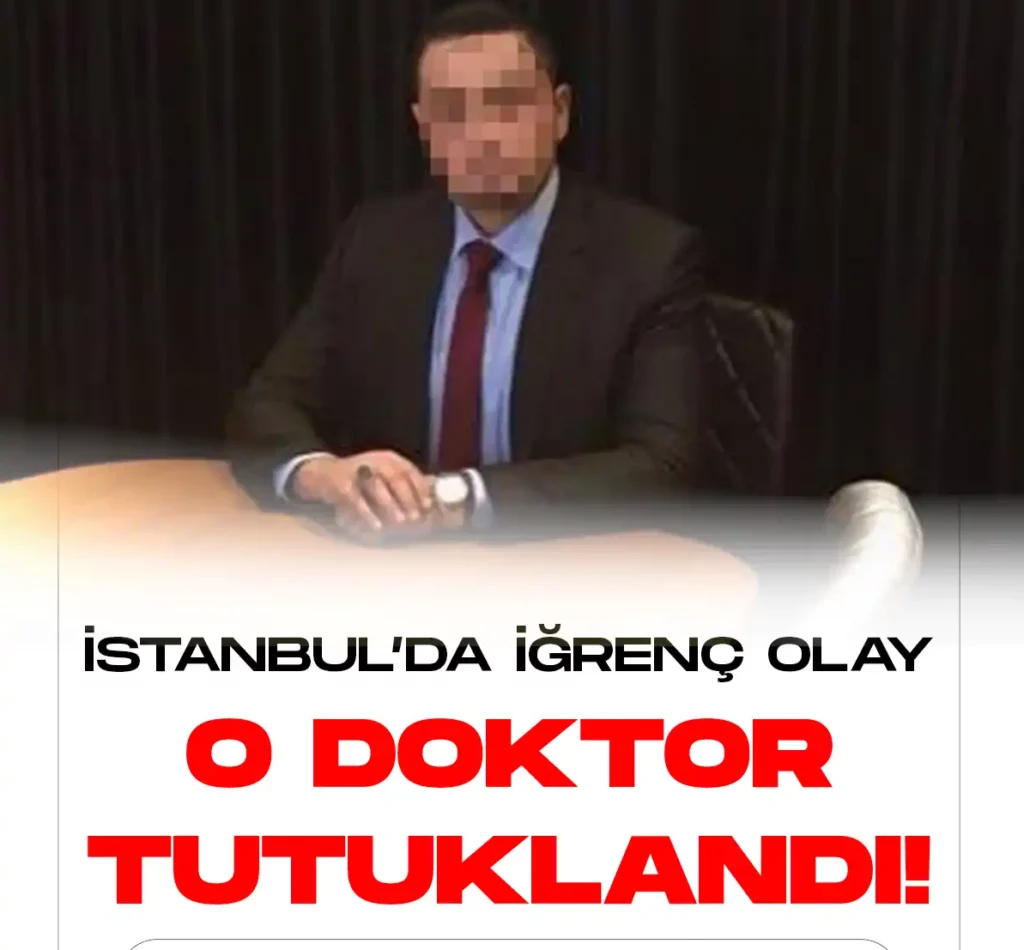 İstanbul Çatalca'da bir Aile Sağlığı merkezinde görev yapan 38 yaşındaki doktor E.B., muayene ettiği 3 kız çocuğuna tacizde bulunduğu iddiasıyla gözaltına alındı.