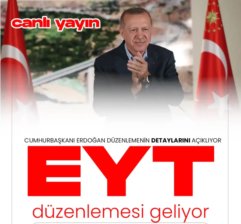 EYT Canlı yayını.