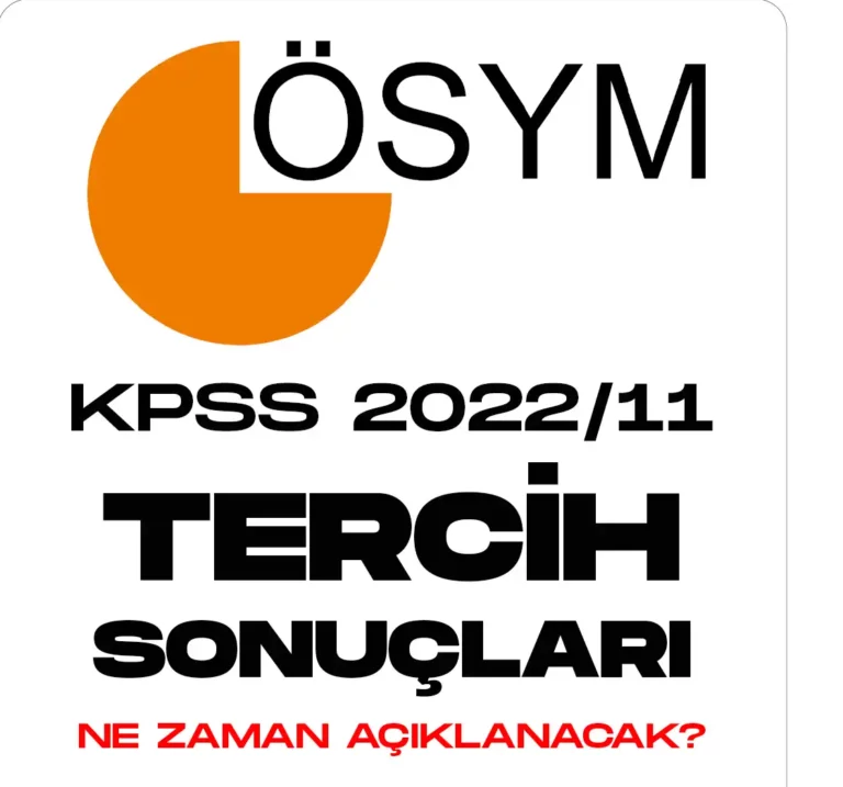 30 Kasım 2022 tarihinde başlayan Sağlık Bakanlığı KPSS 2022 11 tercihleri sona eriyor. Peki , Tercih sonuçları ne zaman açıklanacak.