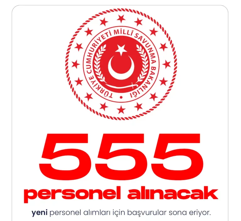 MSB 555 personel alımı başvuru işlemlerinde son günlere girildi.