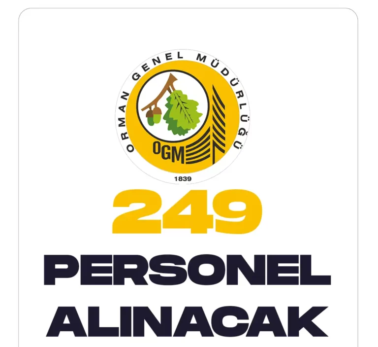 Orman Genel Müdürlüğü personel alımı duyurusu yayımlandı.