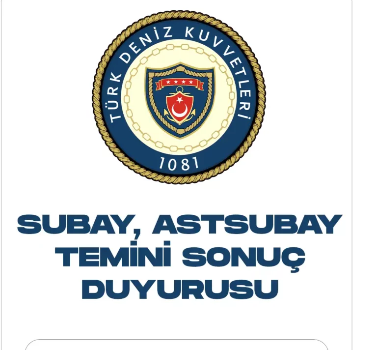 DENİZ KIVVETLERİ KOMUTANLIĞI SUBAY-ASTSUBAY ALIMLARI