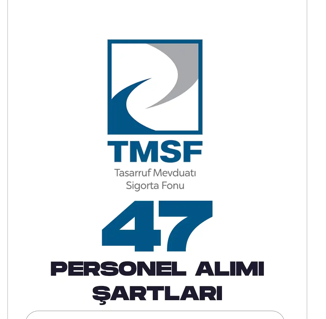 TMSF personel alımı başvuruları devam ediyor.