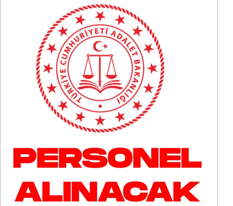 Adalet bakanlığı yeni personel alımı duyurusu yayımladı.