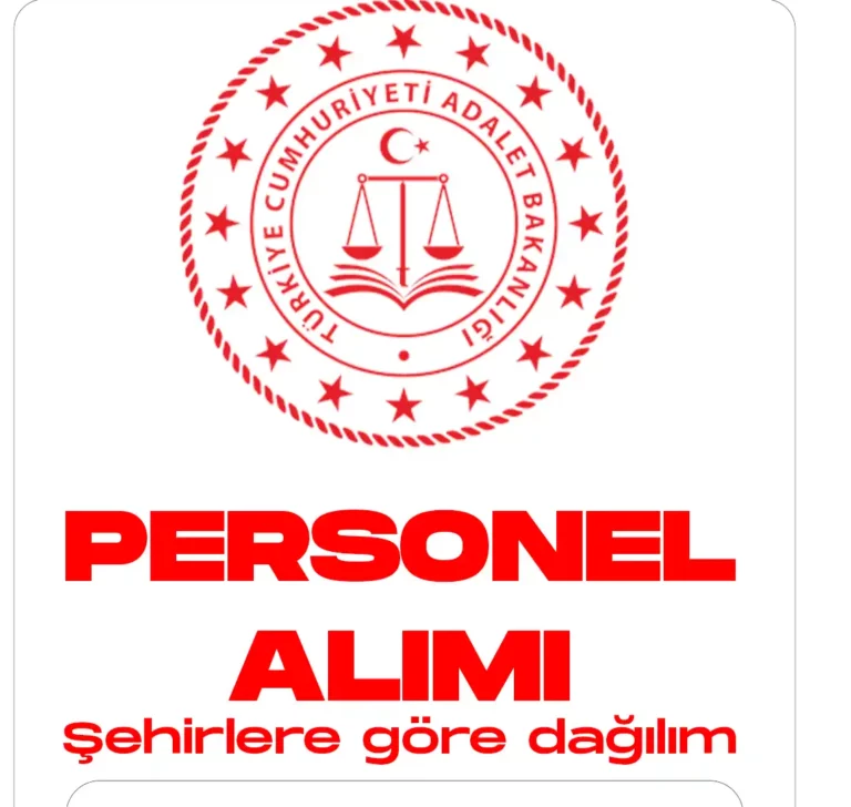 Adalet Bakanlığı 406 personel alımı için 5 Aralık 2022 tarihinde başlayan başvuru işlemleri 16 Aralık'ta son bulacak.