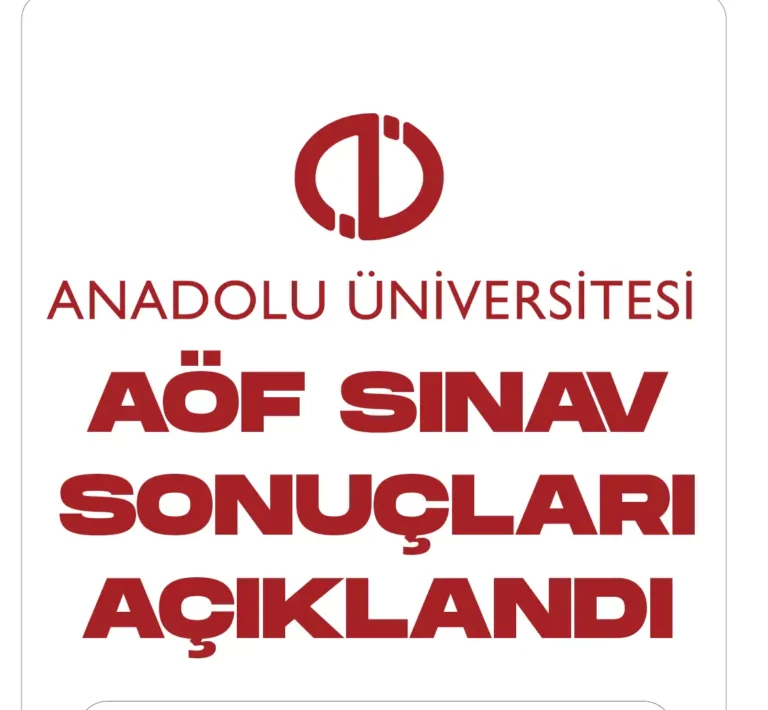 AÖF sınav sonuçları açıklandı.