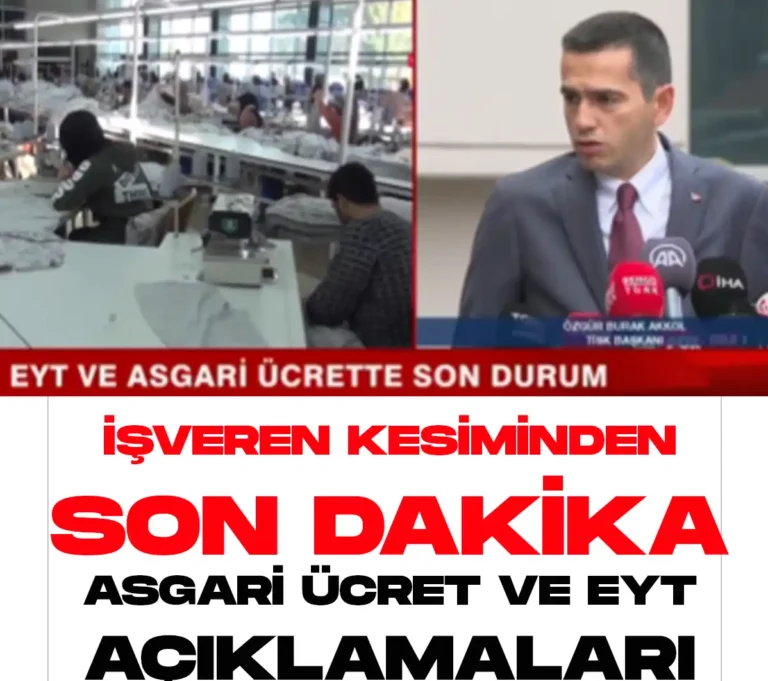 asgari ücret ve eyt
