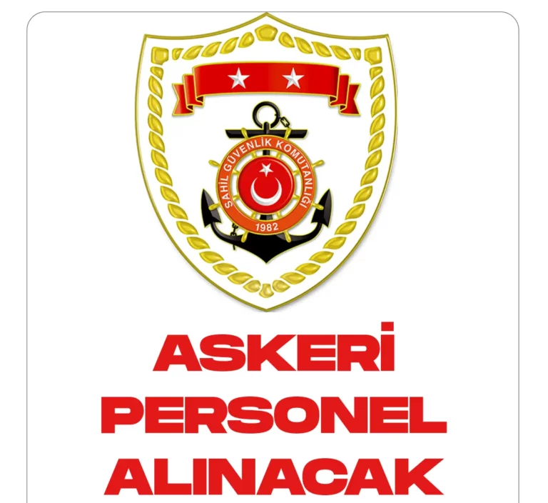 Sahil Güvenlik Komutanlığı askeri personel alacak.