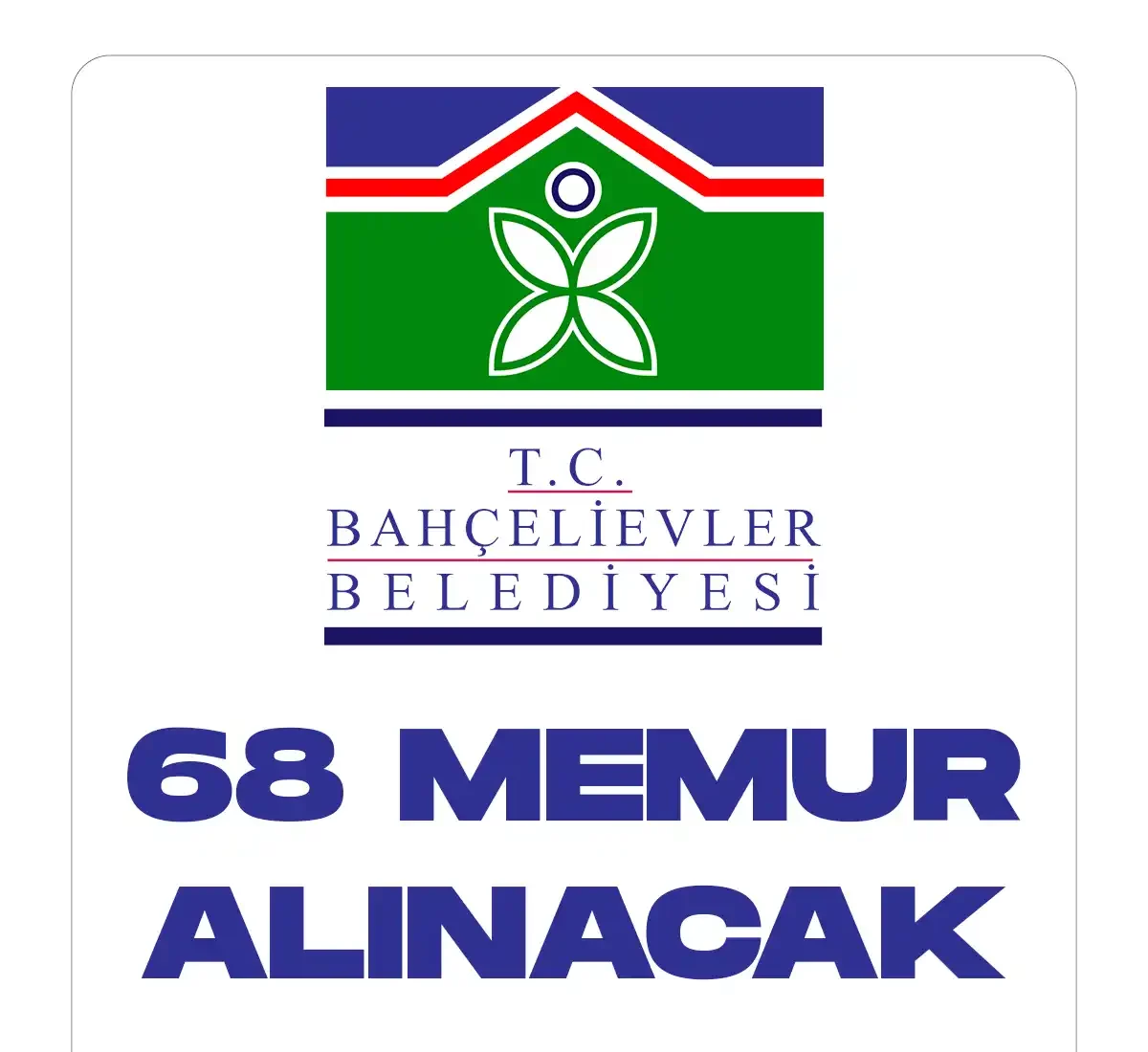 İstanbul Bahçelievler Belediyesi 68 memur alımı yapacak. Belediyenin memur alımları yapacağına ilişkin resmi duyuru bugün Cumhurbaşkanlığı SBB tarafından yayımlandı.