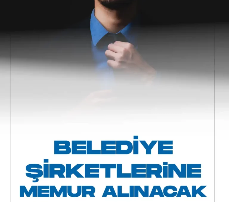 3 belediye şirketine memur alımı yapılacak.