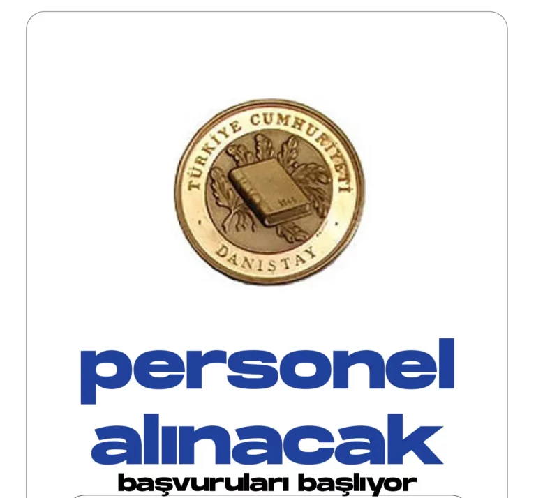 Danıştay personel alacak