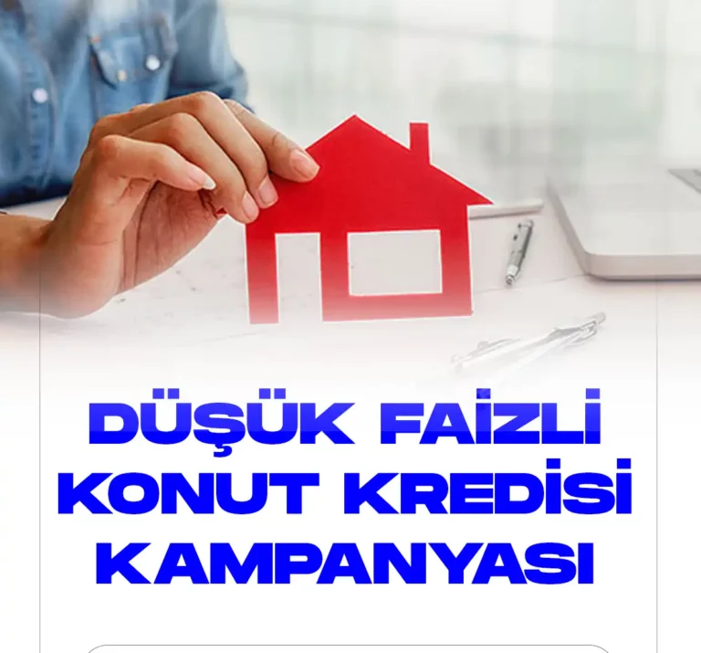 Düşük faizli konut kredisi kampanyasına başvurular sürüyor.