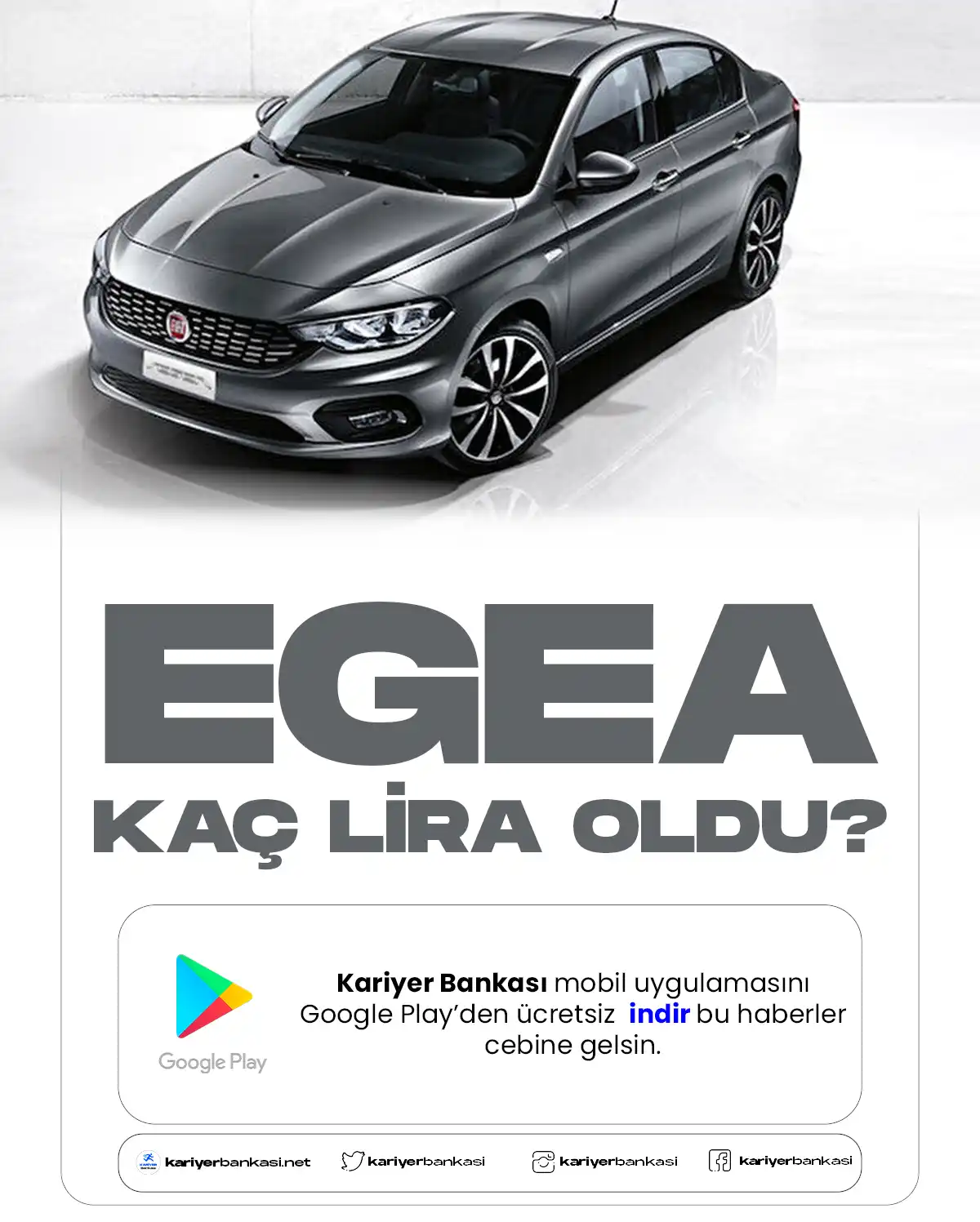 FIAT Egea Aralık 2022 Fiyat Listesi