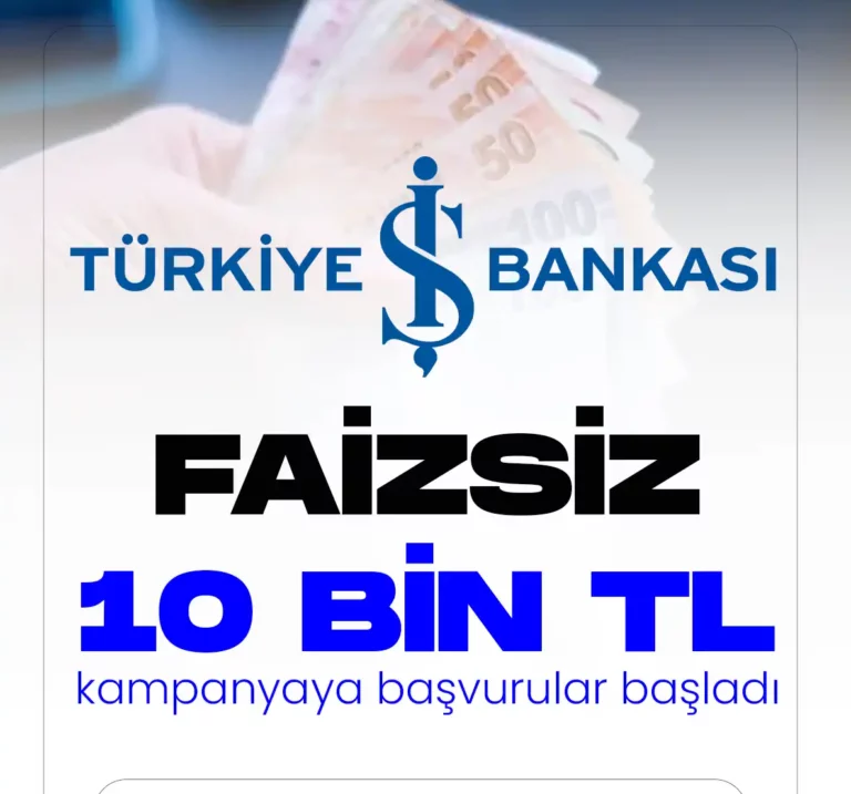 faizsiz 10 bin tl