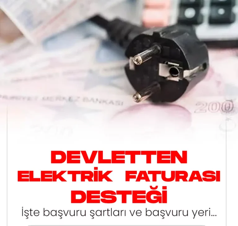 Devletten Elektrik Faturası Desteği Ödemeleri için kimler başvuru yapabiliyor.