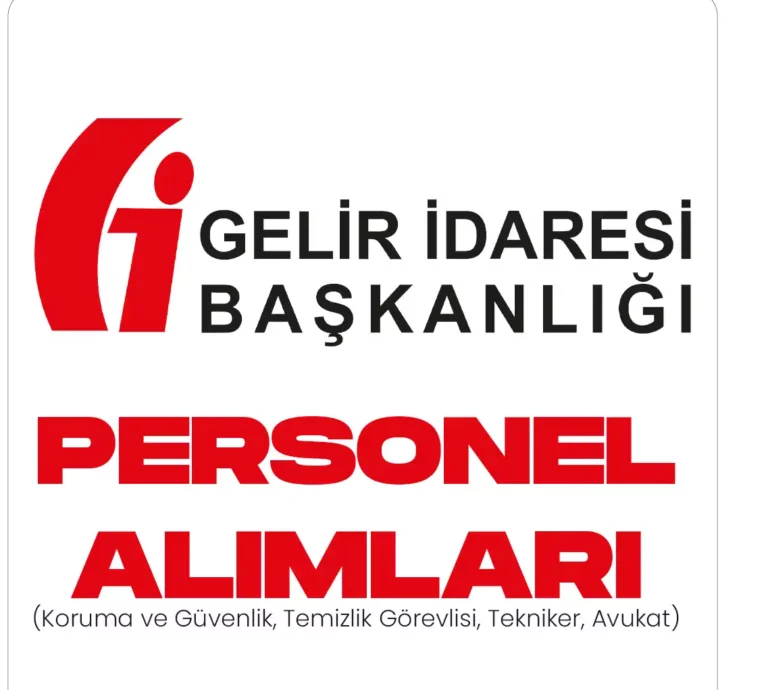 Gelir İdaresi Başkanlığı personel alacak.