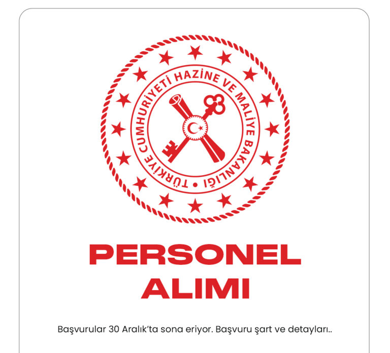 Hazine ve Maliye Bakanlığı personel alımı başvuru sürecinde son güne girildi.