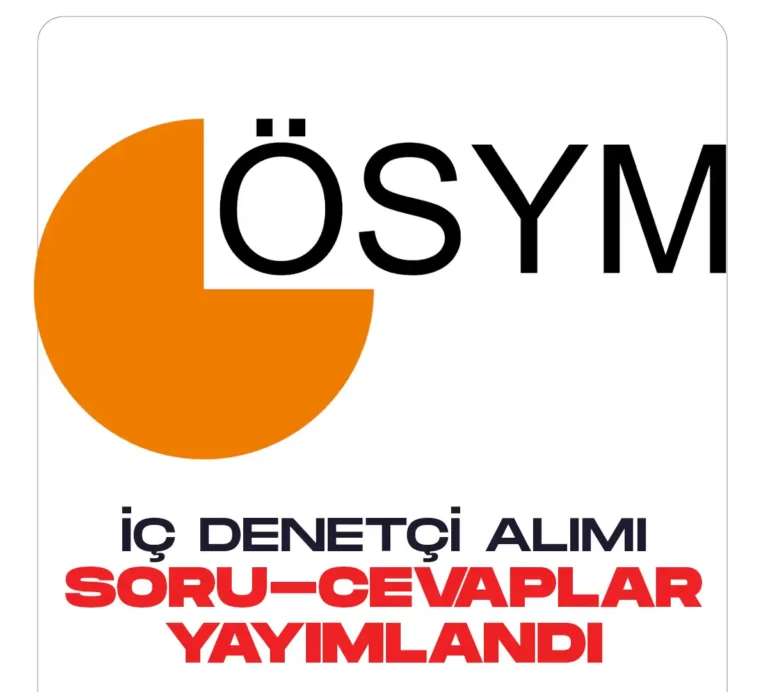 iç denetçi alımı sorular ve cevaplar yayımlandı