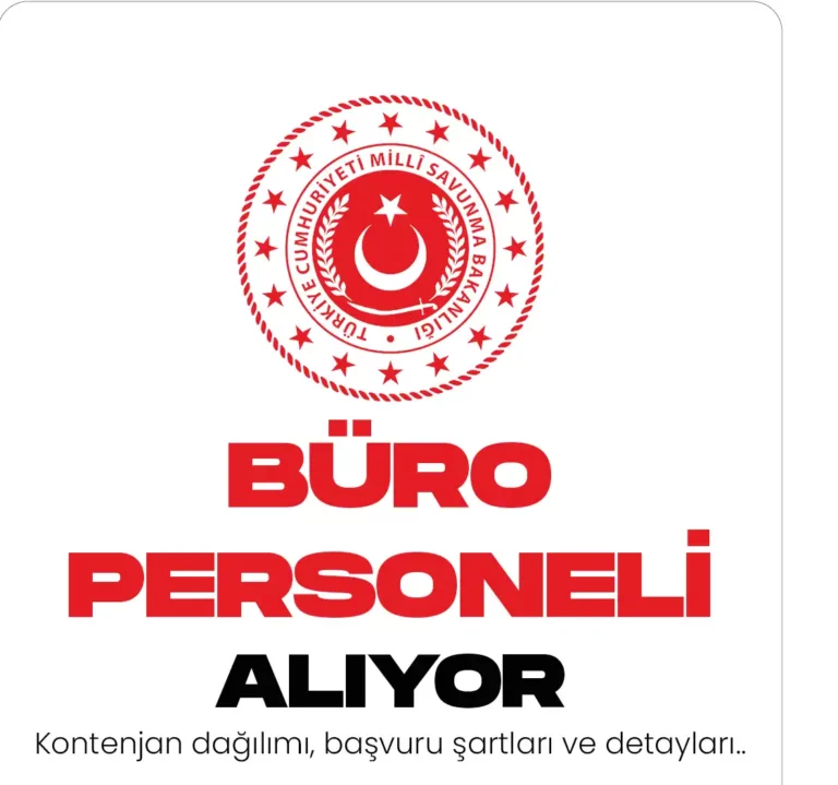 MSB büro personeli alımı başvuruları başladı.