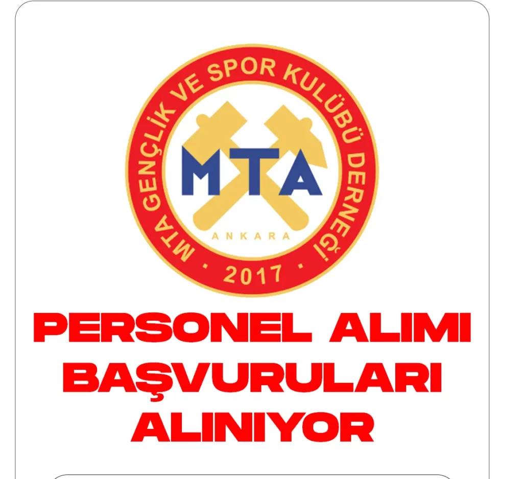 MTA personel alımı yapacak.