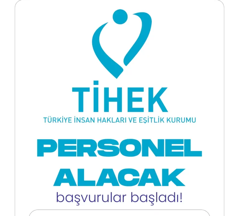 İnsan hakları ve eşitlik kurumu personel alımları yapacak.