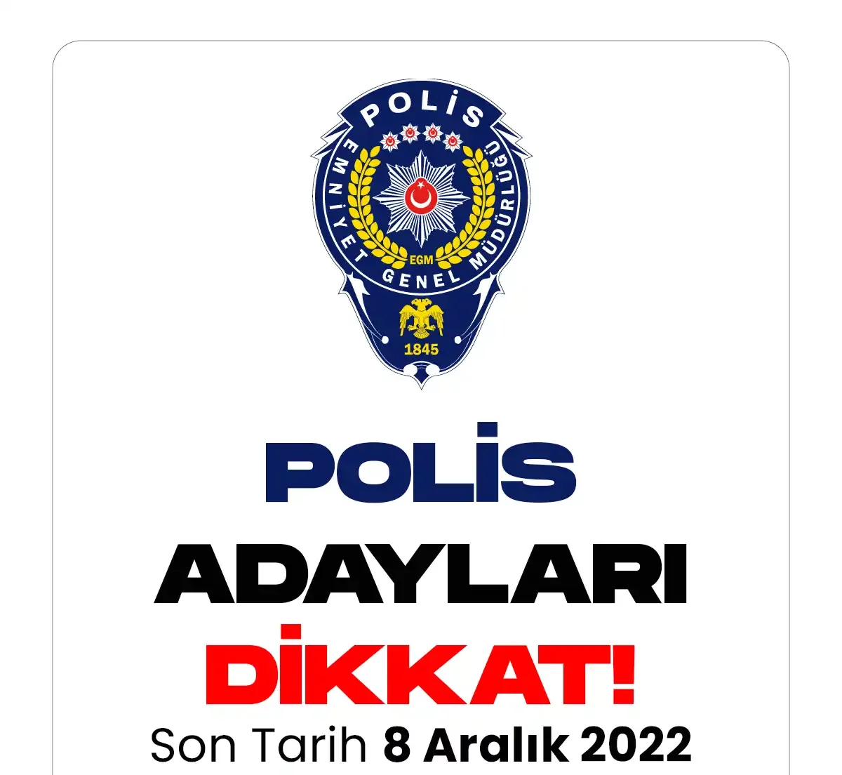 Yeni polis alımı için süreç devam ediyor. 29. dönem POMEM ile 13 bin polis alımı yapılacak.